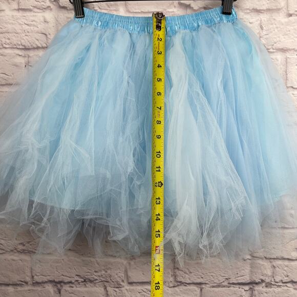 K1030  Light blue tutu skirt no size tag - Picture 4 of 5